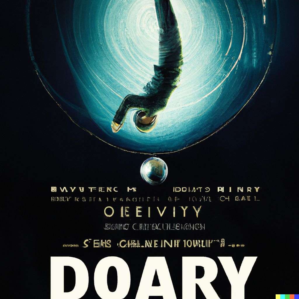 the discovery of gravity, promotional poster for an Oscar-winning movie